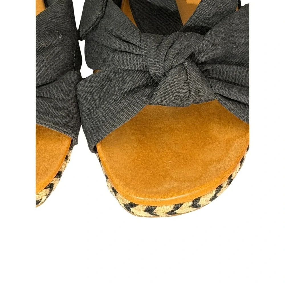 UGG Women's Yarrow Espadrille Wedge Sandal In Black sz11 - Picture 14 of 16